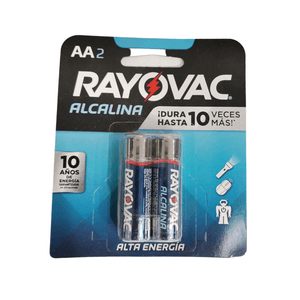BATERIA ALCALINA AA RAYOVAC