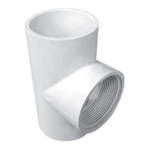 TEE PVC C/ROSCA
