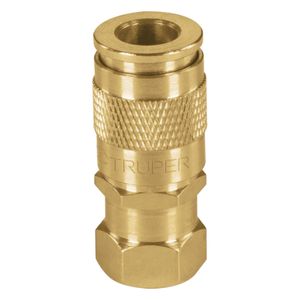 COPLE RAPIDA DE LATON 1/4"