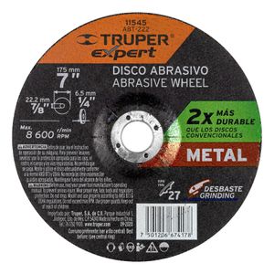 DISCO ABRASIVO PARA DESBASTE 2 TAMAÑOS