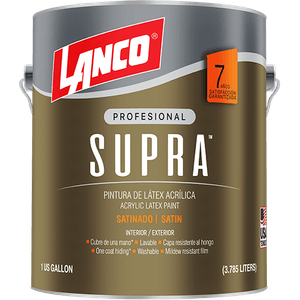 PINTURA SUPRA LATEX SATIN BLANCO GALON
