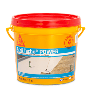 IMPERMEABILIZANTE ROJO ACRIL TECHO® 4 AÑOS GALON