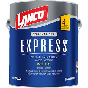 PINTURA LATEX EXPRESS TINTE GALON LANCO