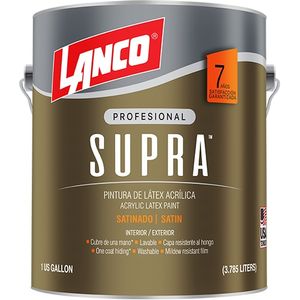 PINTURA SUPRA LATEX SATIN ACCENT GALON LANCO