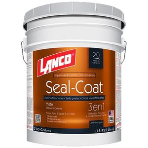 PINTURA ACRILICA SEAL COAT TINTE CUBETA LANCO