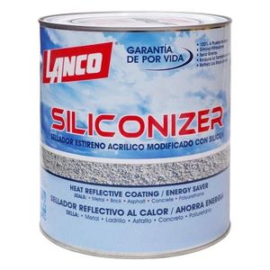 IMPERMEABILIZANTE SILICONIZER BLANCO 1/4 LANCO