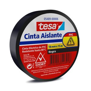 CINTA AISLAR PROFESIONAL NEGRA 3/4X15M TESA
