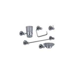 SET DE 5 ACCESORIOS CROMO PARA BAÑO FV