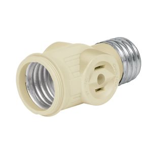 SOCKET BAQUELITA C/TOMACORRIENTE VOLTECK  MARFIL