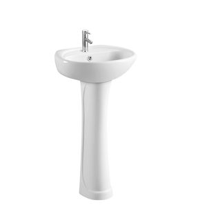 LAVAMANOS CON PEDESTAL BLANCO TESEO IVE