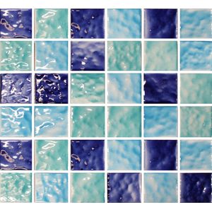 MALLA ZAFIRO 30X30CM AZUL 22PZS