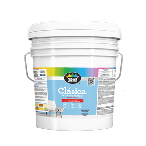 PINTURA LATEX DURA CORONA BLANCO CUBETA CONSTRUFACIL