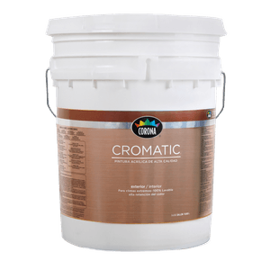 PINTURA CROMATIC LATEX CORONA BLANCO CUBETA