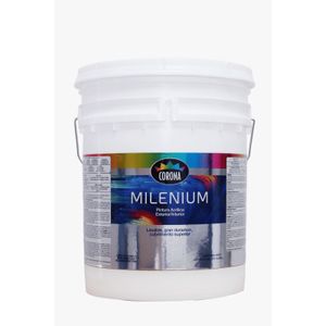 PINTURA MILENIUM CORONA BLANCO CUBETA