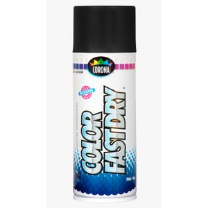 PINTURA SPRAY CORONA NEGRO MATE