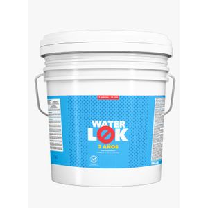 IMPERMEABILIZANTE WATERLOK CORONA ROJO 3 ANOS CUBETA