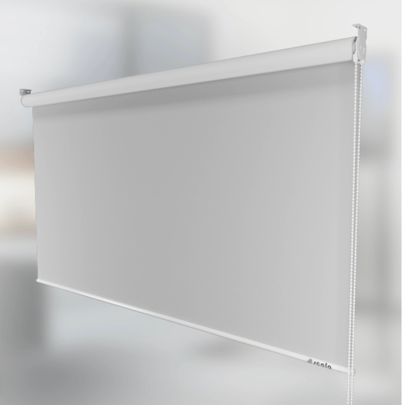 Lamas persianas Clea de PVC blanco de 16x150 cm