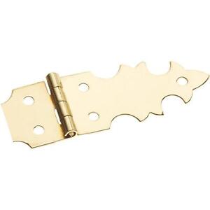BISAGRA DECORATIVA NATIONAL HARDWARE 3/4" LATON ANTIGUO