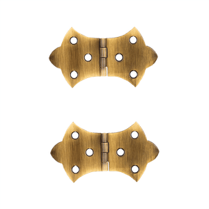 BISAGRA DECORATIVA NATIONAL HARDWARE 1.1/8"X1.1/8" LATON ANTIGUO