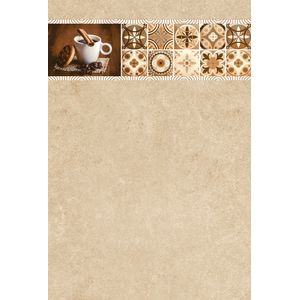 AZULEJO CENEFA LONDRES BEIGE COCINA 25X33CM HISPACENSA