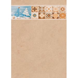 AZULEJO CENEFA LONDRES BEIGE BAÑO 25X33CM HISPACENSA