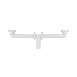 SIFÓN CACHO BLANCO PARA LAVATRASTOS 1 1/2" COFLEX