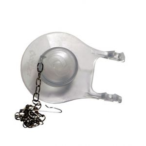 SAPITO TRANSPARENTE CON CADENA PARA SANITARIO 2"COFLEX