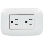 2510-9090TOMA-POLARIZADO-DOBLE-SENCIA-BLANCO