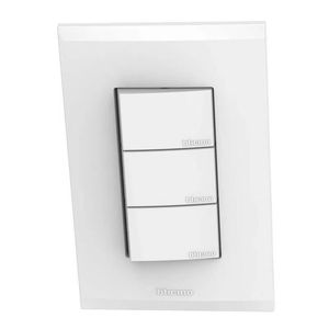 INTERRUPTOR SENCIA TRIPLE 15A BLANCO