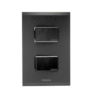 TOMACORRIENTE DOBLE NEGRO NOBILE BTICINO