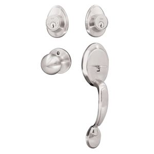 CERRADURA ENTRADA LLAVE CROMO BRILLO YALE