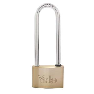 CANDADO ARCO LARGO YALE 60MM LATON