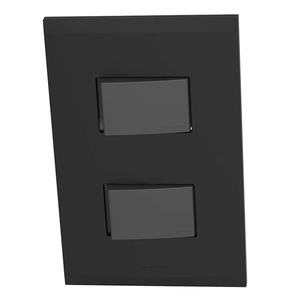 INTERRUPTOR DOBLE NEGRO NOBILE BTICINO