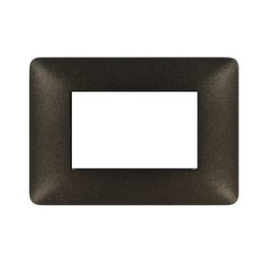 PLACA MATIX 3 MODULO MARRÓN