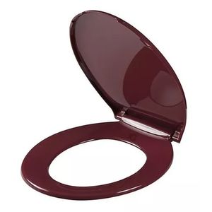 ASIENTO VINO TINTO PARA SANITARIO REDONDO