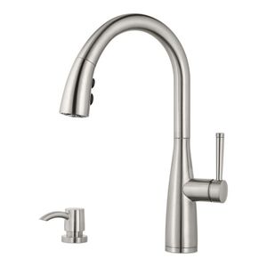 MEZCLADORA EXTRAIBLE CON JABONERA PARA LAVASTRASTOS RAYA NICKEL