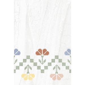 AZULEJO CENEFA METEPEC BLANCO 20.1X30.2CM