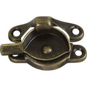 CERRADURA LATON ANTIGUIO DE GUILLOTINA  HARDWARE