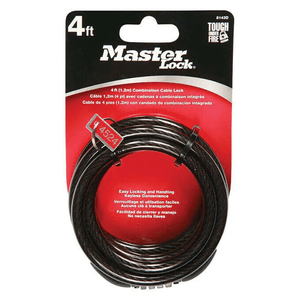 CANDADO DE CABLE Y COMBINACION MASTER LOCK 1.2MX5/16"