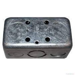 CAJA METALICA RECTANGULAR KANGRUI 1/2 A 3/4" PESADA