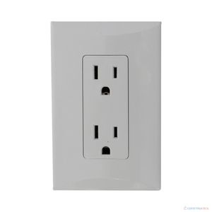 PLACA DOBLE TOMACORRIENTE POLARIZADO EAGLE 15A
