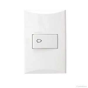 PULSADOR TIMBRE EAGLE 15A BLANCO