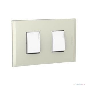 INTERRUPTOR DOBLE SENCILLO 15A CHAMPAGNE NOBILE