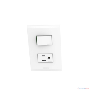 TOMA SENCILLO 2P+T 15A BLANCO NOBILE
