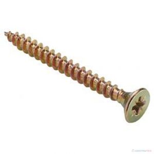 TORNILLO SPAX DORADO P/MADERA 5X70MM BOLSA 25 UNDS TRACSA