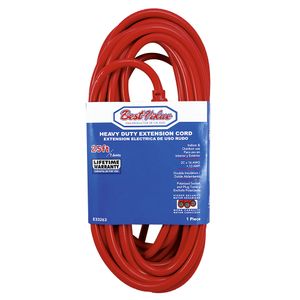 EXTENSION INDUST 2X16AWG 25´ BEST VALUE 7.60M ROJA
