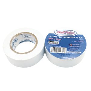 CINTA  ELECTRICA BEST VALUE 3/4 BLANCO 10 YDS