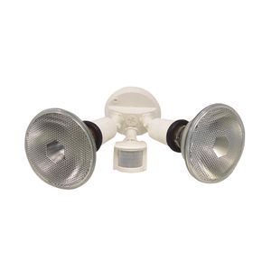 LAMPARA CON SENSOR MOVIMIENTO 2 LUCES BEST VALUE 150W BLANCO