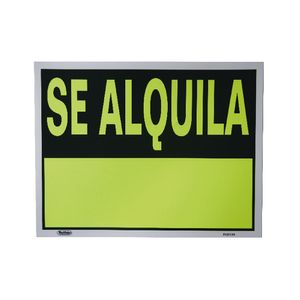 SEÑAL DE INFORMACION REFLECTIVO SE ALQUILA