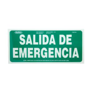 SEÑAL DE INFORMACION LUMINOSA SALIDA DE EMERGENCIA